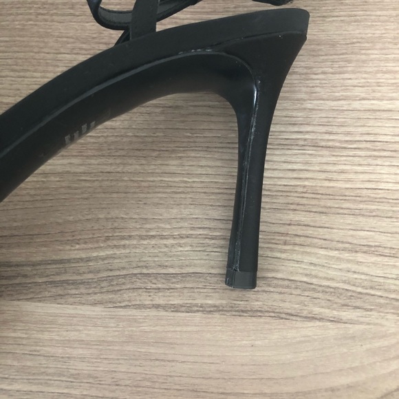 Nine West Black Ankle Strap Heel embellished - Picture 7 of 10